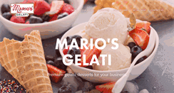 Desktop Screenshot of mariosgelati.com